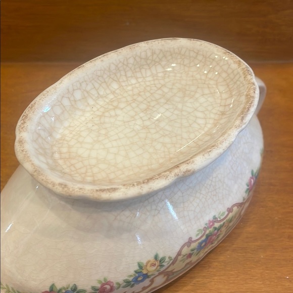 Floral Gravy Boat super antique - Picture 5 of 5